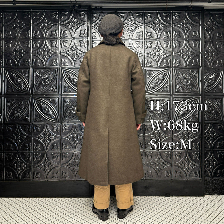 The 2 Monkeys Long-A Wool Over Coat【TM03434】