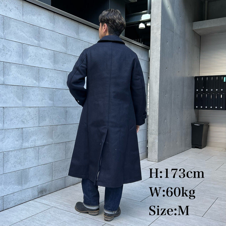 The 2 Monkeys Long-A Wool Over Coat【TM13454】