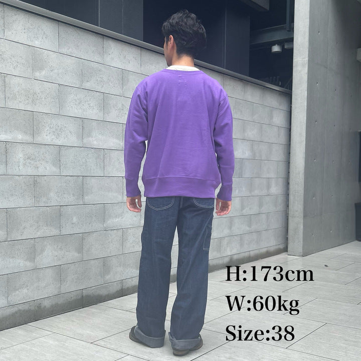 Warmup Reverse Weave Crew Neck Sweat【AB12241】