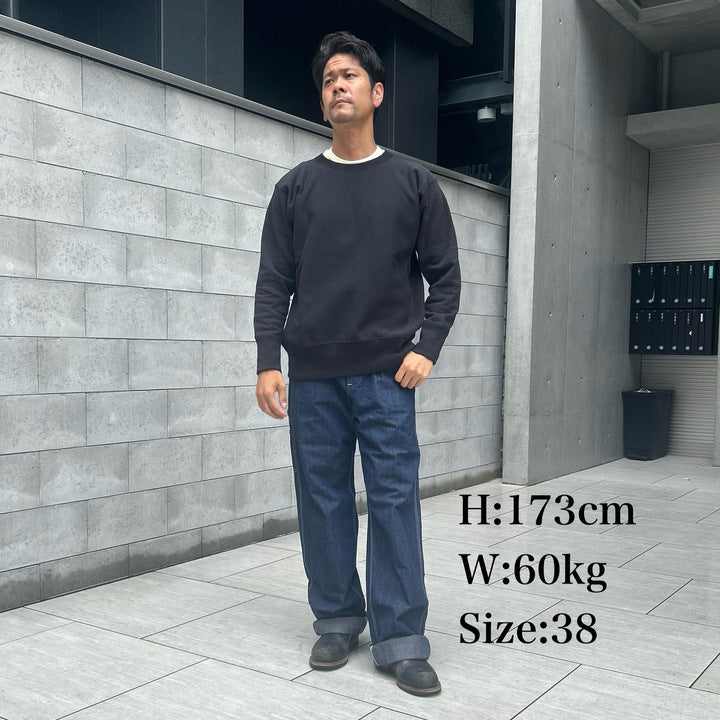 Warmup Reverse Weave Crew Neck Sweat【AB12241】