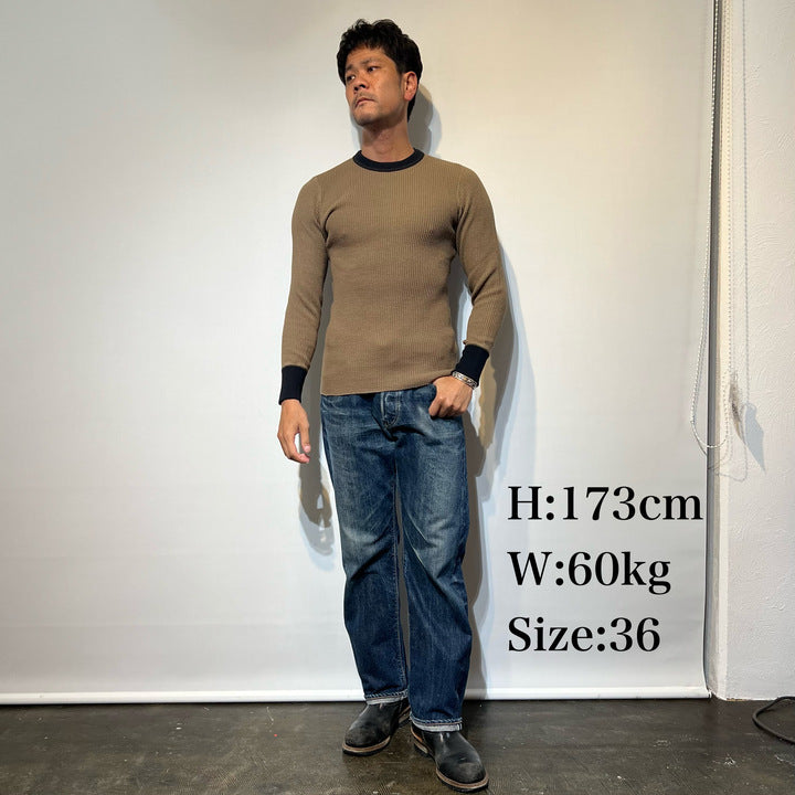 JELADO Mega Thermal Crew Neck 2tone【AB12226】