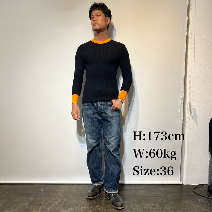 JELADO Mega Thermal Crew Neck 2tone【AB12226】