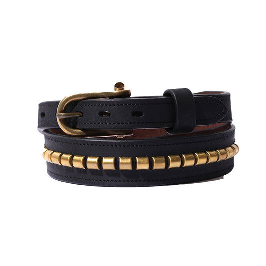 COLIMBO Blackhills Leather Belt(ブラックヒルズレザーベルト)【ZX-0710】