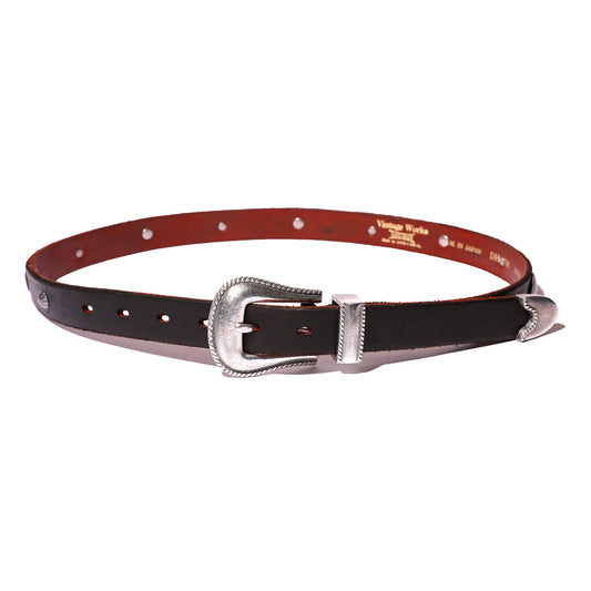 Vintage Works Leather Belt 7Hole Western style Belt Chasin(茶芯)【DH5738 CH-1 CHASHIN】