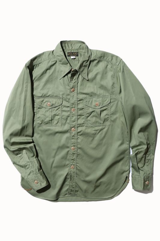 JELADO Pressman Shirt (プレスマンシャツ) Tea Green【AG41125】