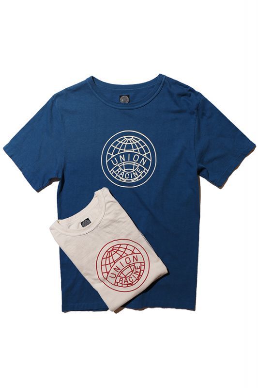 JELADO Union Change Button(ユニオンチェンジボタン) Tee Vanilla Dusty Blue【AB41255】