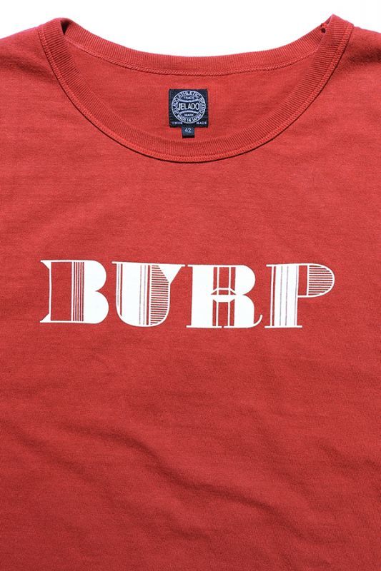 JELADO Burp Tee(バープティー) Dusty Blue Old Red【AB41260】