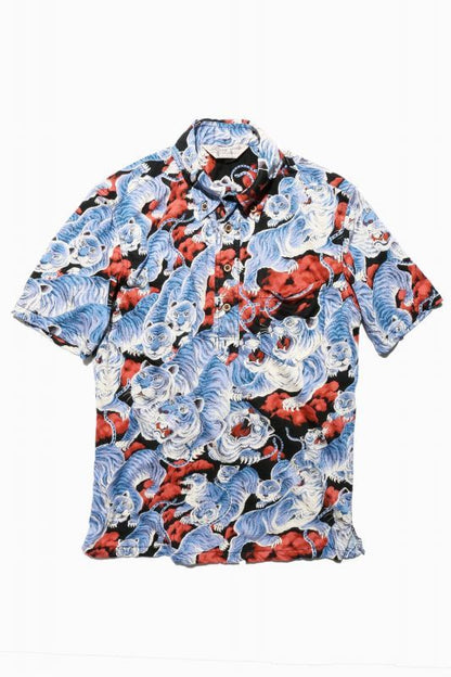JELADO Pullover B.D. Aloha Shirt (プルオーバー ボタンダウンアロハシャツ) 百虎(One Hundred Tiger)【SG42107】