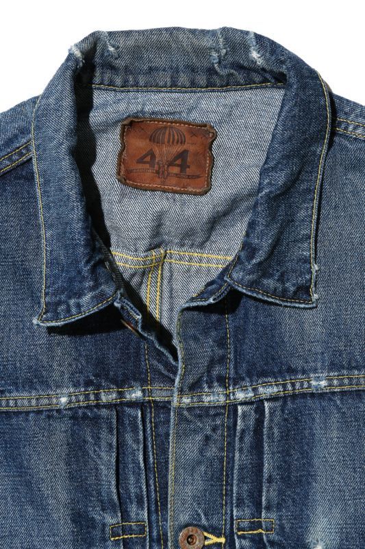 JELADO 44Denim Jacket Vintage Finish(44デニムジャケットヴィンテージフィニッシュ) Fade Indigo【JP42440】