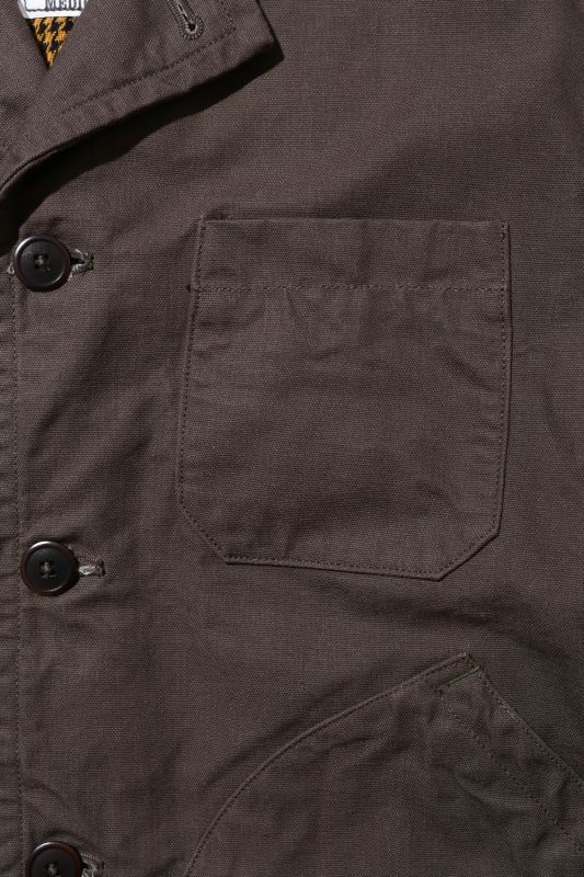 COLIMBO Original Gun Coat -Paraffin Coated Duck- Charcoal【ZU-0136】