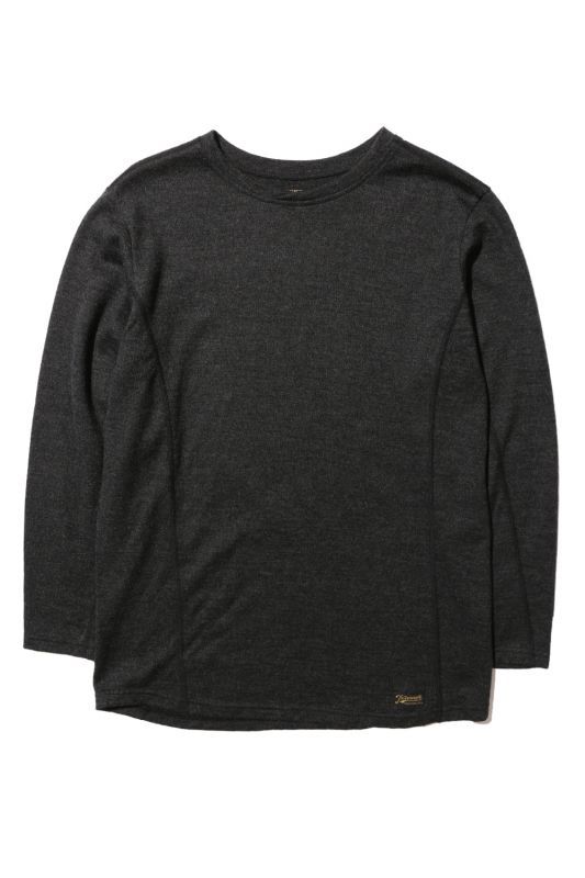 COLIMBO Rockland Woolen Tee L/S -Function Wool Fabric- Dark Gray【ZU-0421】