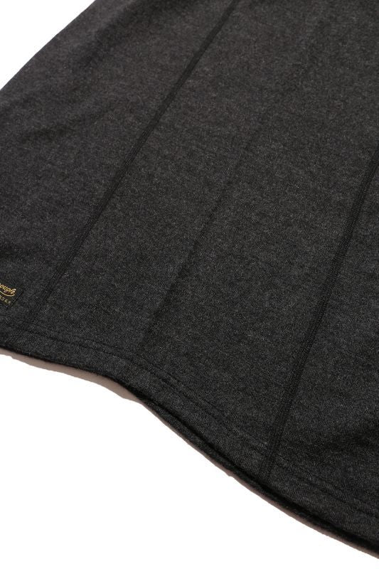 COLIMBO Rockland Woolen Tee L/S -Function Wool Fabric- Dark Gray【ZU-0421】