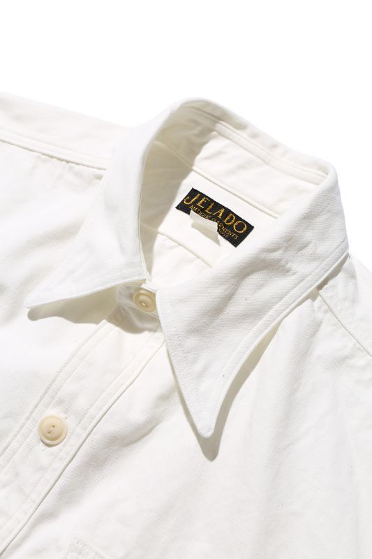 JELADO Ploughman Shirt (プラウマンシャツ) White【AG51105】