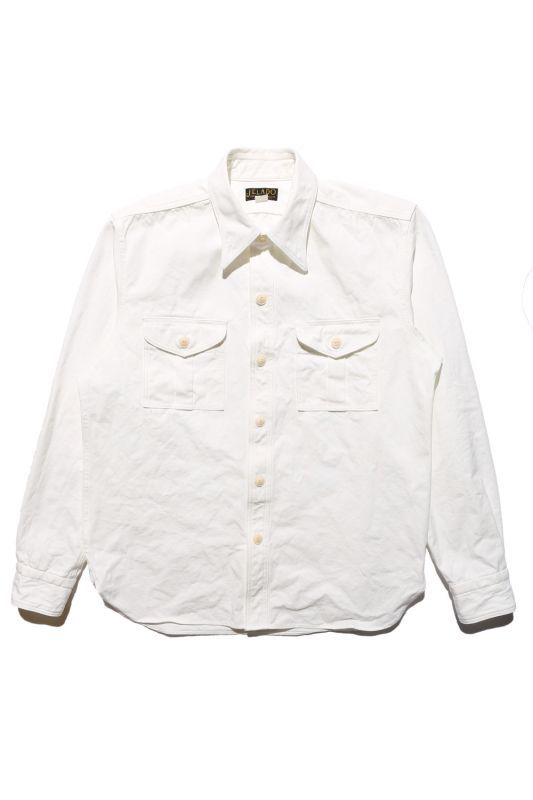 JELADO Ploughman Shirt (プラウマンシャツ) White【AG51105】