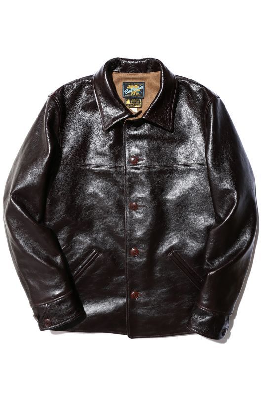 Rainbow Country Horsehide Car Coat "SPIDER" Seal brown【RCL-10065H】