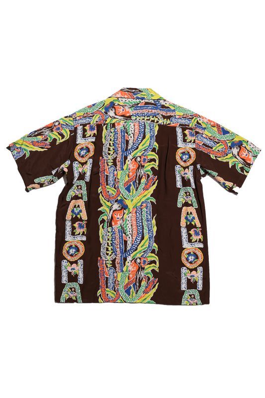 Kona Bay Hawaii Aloha Girl Aloha Shirt (アロハガールアロハシャツ)【BK-RA2003】