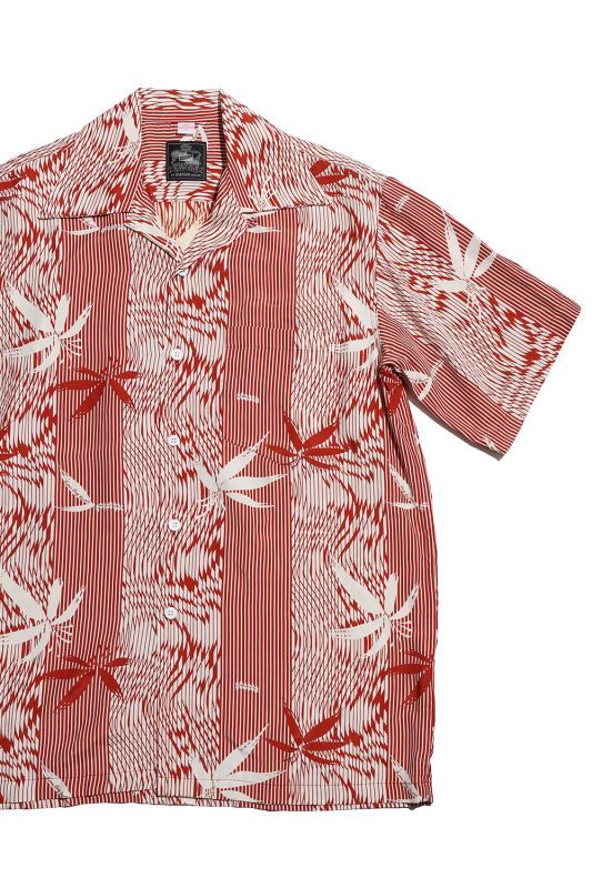 Kona Bay Hawaii Bamboo Aloha Shirt (バンブーアロハシャツ)【BK-RA2001】