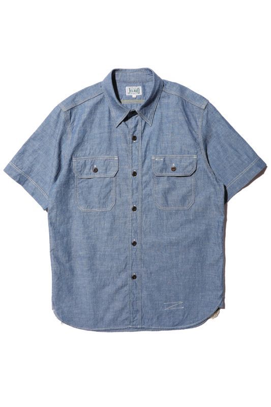 JELADO S/S Chambray Work Shirt (シャンブレーワークシャツ)【JP94104】