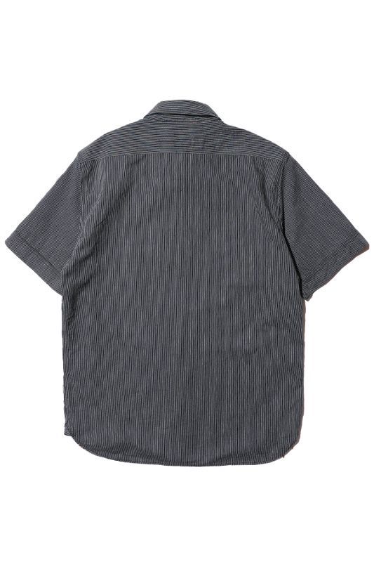 JELADO S/S Work Shirt(ショートスリーブ ワークシャツ)Indigo Stripe【JP52112】