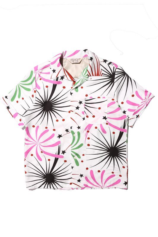 JELADO S/S Westcoast shirt(ウエストコースト シャツ) Fire work Pattern【SG52113】