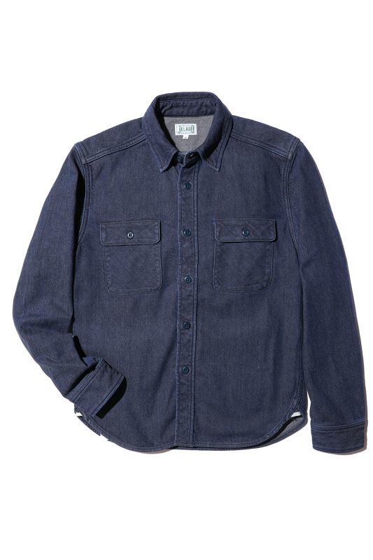 JELADO Unionworkers Shirt  Regular Length Indigo【JP52130】