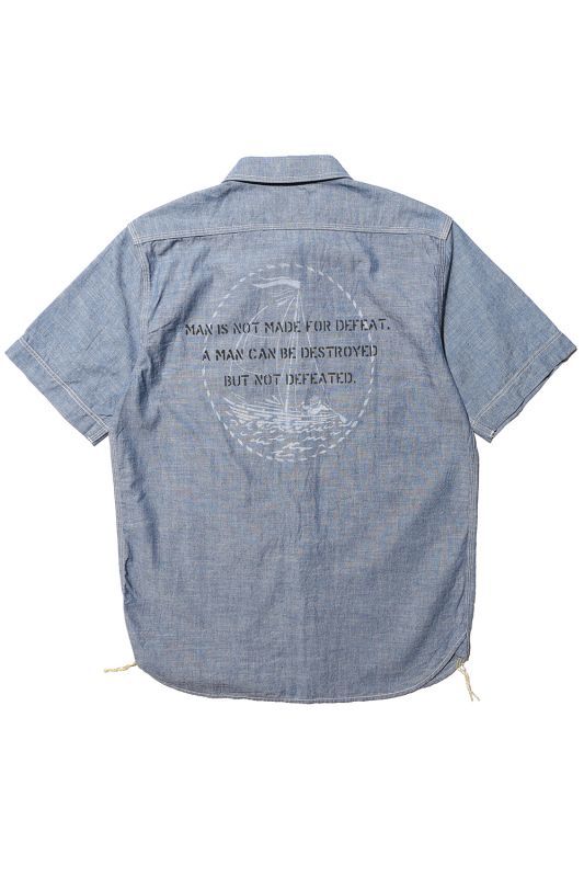 JELADO S/S Chambray Work Shirt Novel Custom(シャンブレーワークシャツノーベルカスタム)【JP52121】