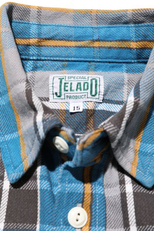 JELADO Unionworkers Shirt Short Length Old Blue【JP42133】