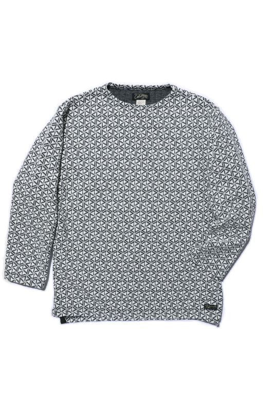 COLIMBO Languedoc Jacquard B/N-Shirt -Traianglo Jacquard Fabric-　Navy Camel Snow【ZV-0434】
