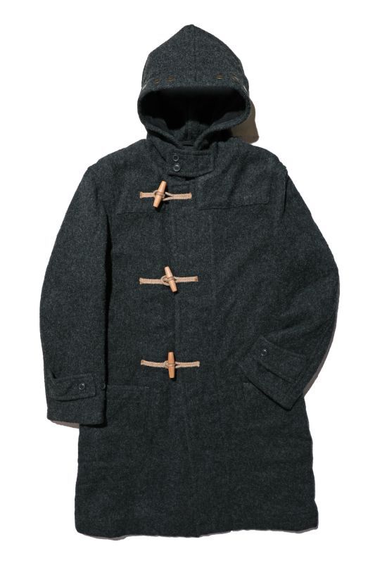 ALLEVOL/アレヴォル ALLEVOL×London Tradition Duffel Coat Charcoal【AE-03-402】