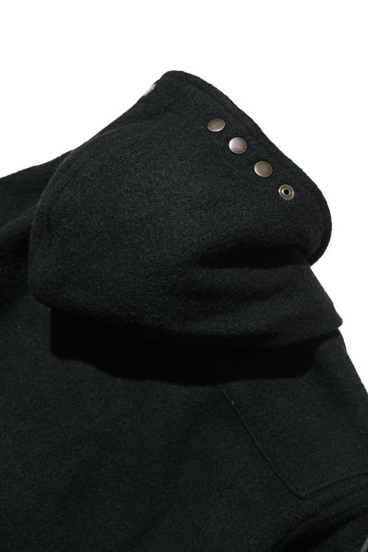 ALLEVOL/アレヴォル ALLEVOL×London Tradition Duffel Coat Black【AE-03-402】
