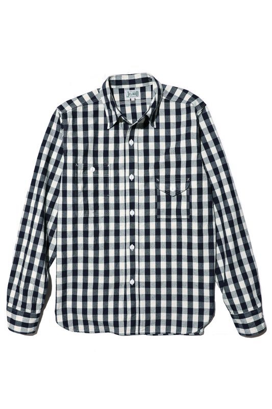 JELADO Smoker Shirt Indigo check【JP61133】