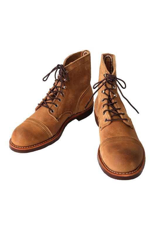 RED WING Iron Ranger Hawthorn Mule Skinner Rough Out【RW8083】