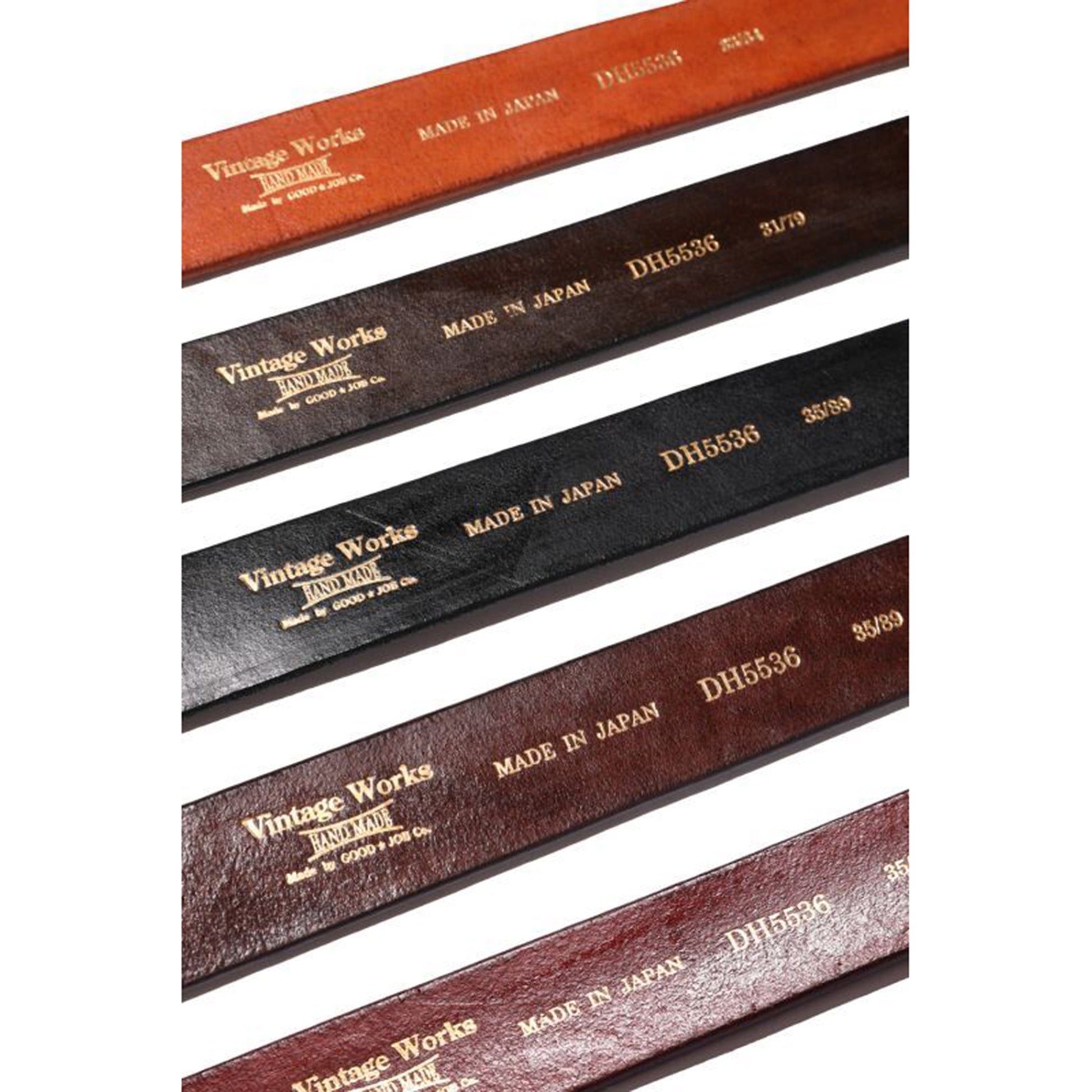 Vintage Works Leather Belt 7Hole Garrison Belt【DH5536】 – JELADO