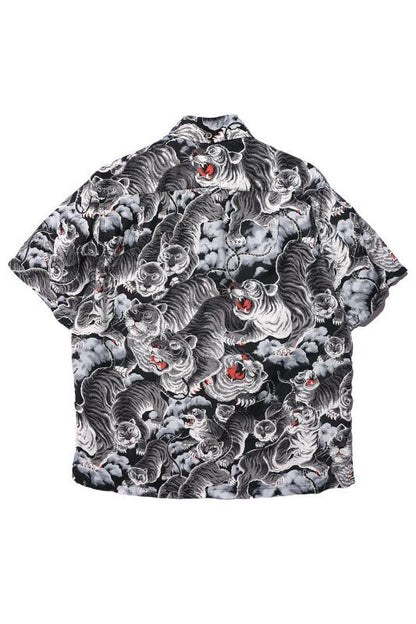 JELADO Pullover Aloha Shirt(プルーオーバーアロハシャツ) One Hundred Tigar Black【SG62107】