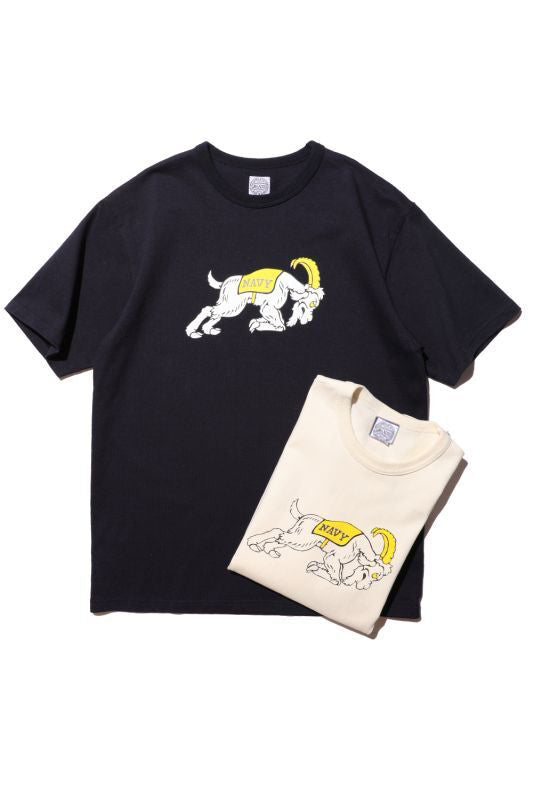 JELADO Navy Print(ネイビープリント) Tee Black Off-white【AB61231】