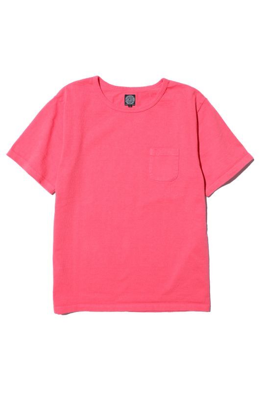 JELADO  Loopwheel Heavy Pocket Tee(ループウィール ヘビーポケットティー) Flamingo Pink【AB62215】