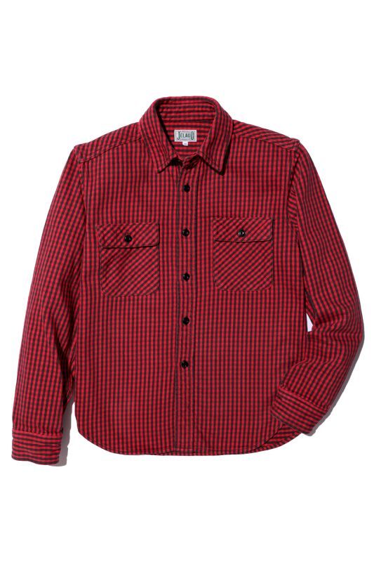 JELADO Unionworkers Shirt  Short Length Old Red【JP62124】