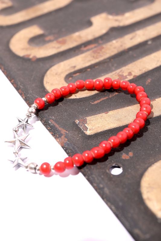 SunKu/サンク Star Beads Bracelet【SK-139-RED】