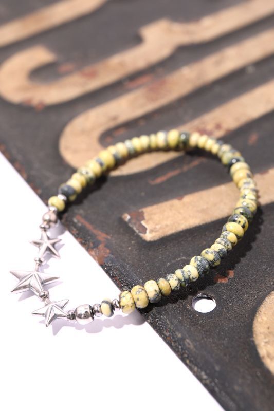 SunKu/サンク Yellow Turquoise Beads Star Bracelet【SK-139-YLW】