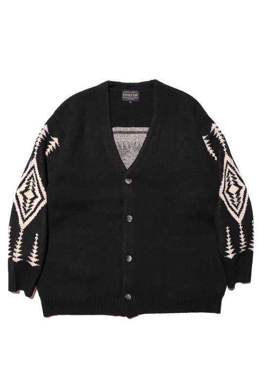 PENDLETON V-Neck Cardigan Black【MN-1575-6001】