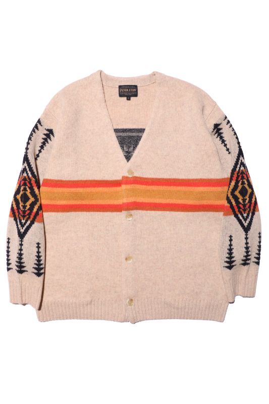 PENDLETON V-Neck Cardigan Ivory【MN-1575-6001】