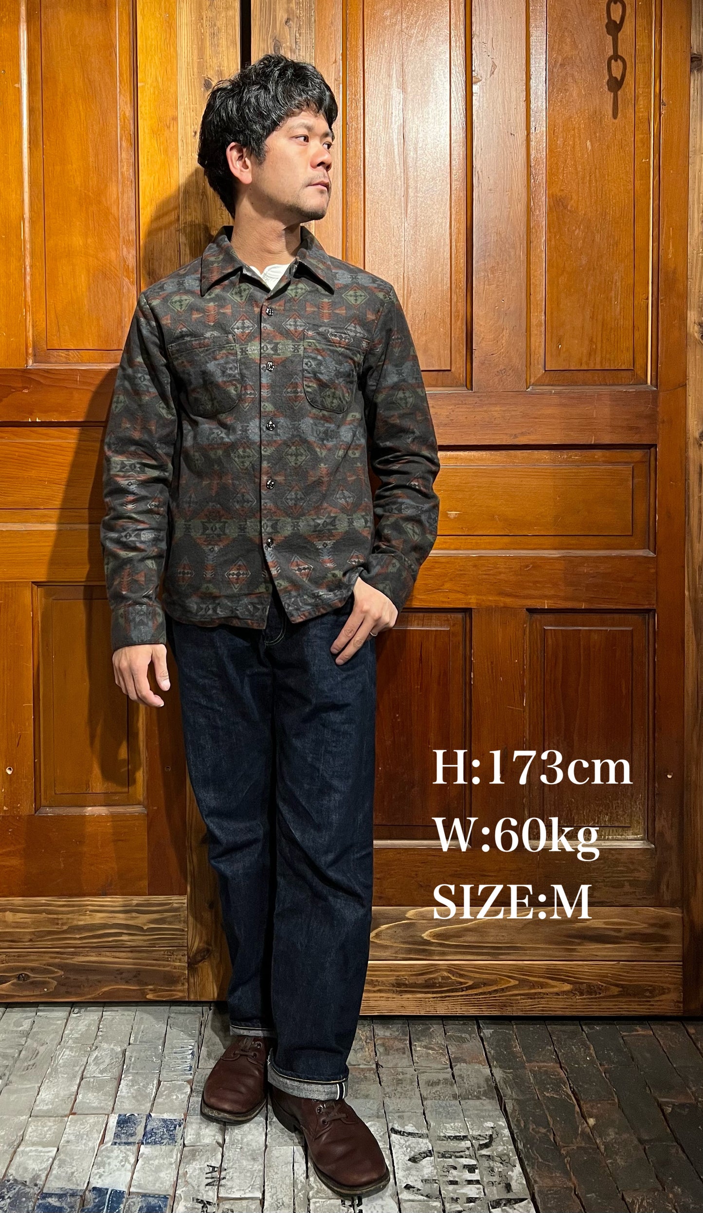 JELADO Westcoast Shirt (ウェストコーストシャツ) Printed native pattern【SG73103】