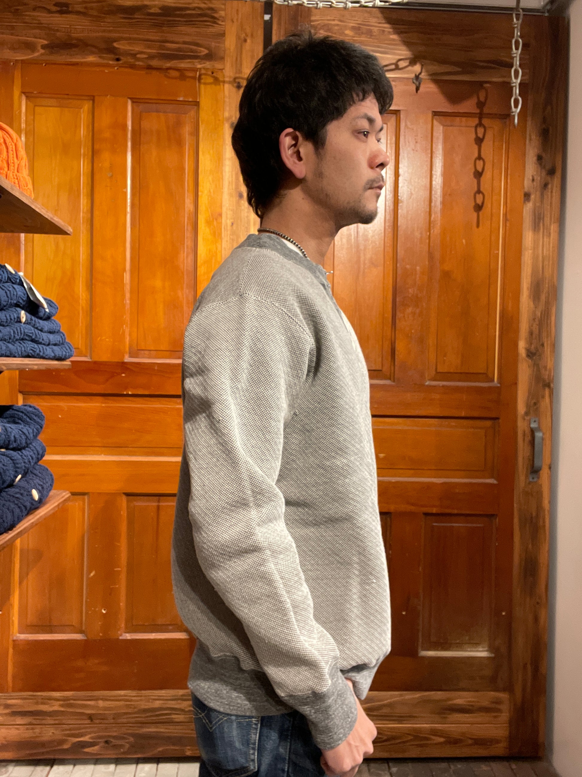 JELADO Heisman Half Zip Sweat(ハイズマンハーフジップスウェット