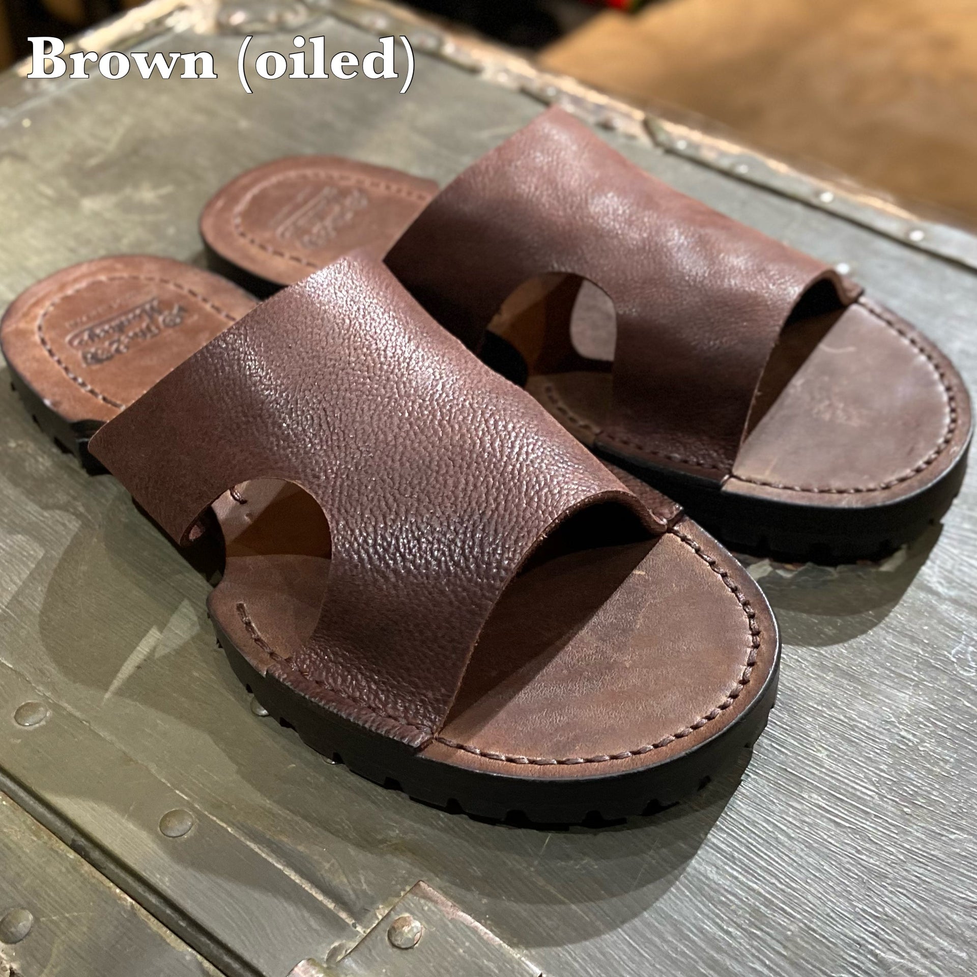 18周年記念アイテム】The 2Monkeys ”AUGUSTUS”Sandal Brown Oiled 